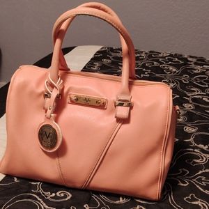 Versace 19v69 Italia Olivia Satchel in Salmon